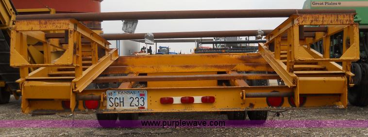 image for item 1000 1979 Trail-Eze 29' dual axle flat bed trailer