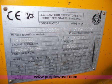 image for item 1100 1998 JCB 165 Robot skid steer