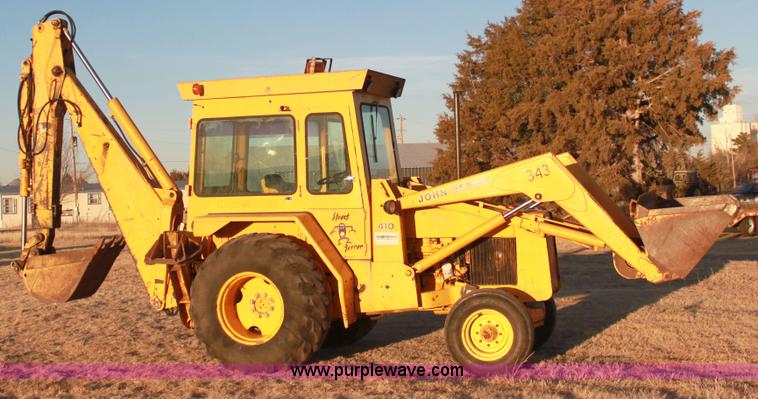 image for item 1658 1984 John Deere 410-D backhoe