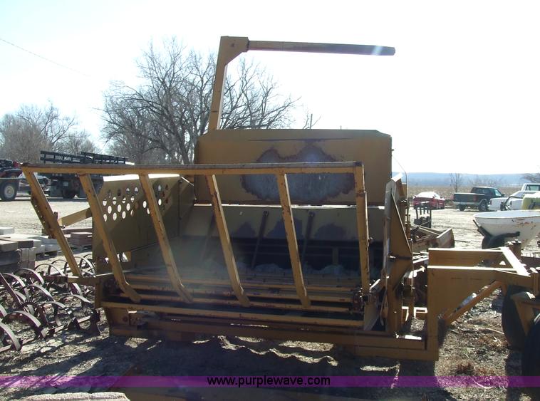 image for item 2358 1995 HayBuster 256 big bale buster with deflector shield