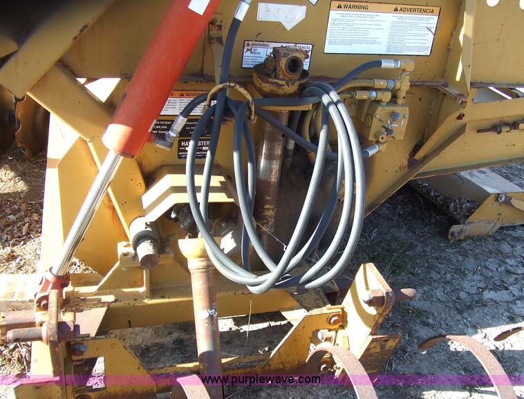 image for item 2358 1995 HayBuster 256 big bale buster with deflector shield