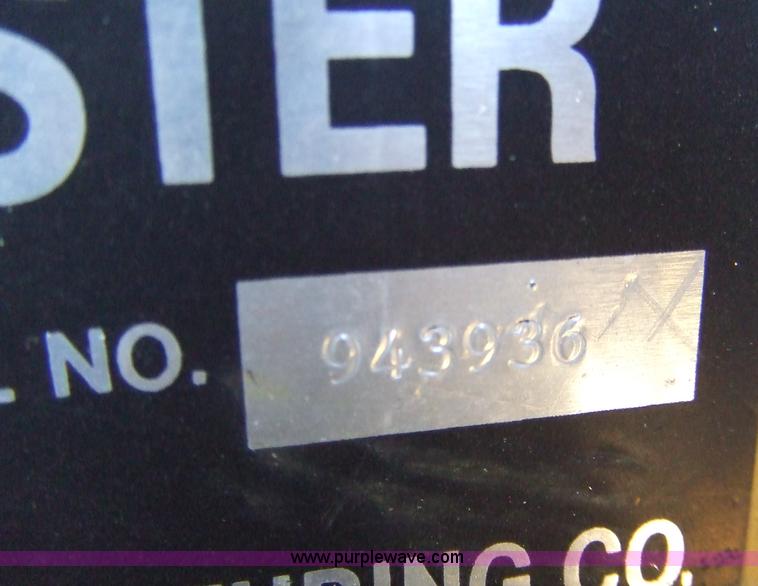 image for item 2358 1995 HayBuster 256 big bale buster with deflector shield