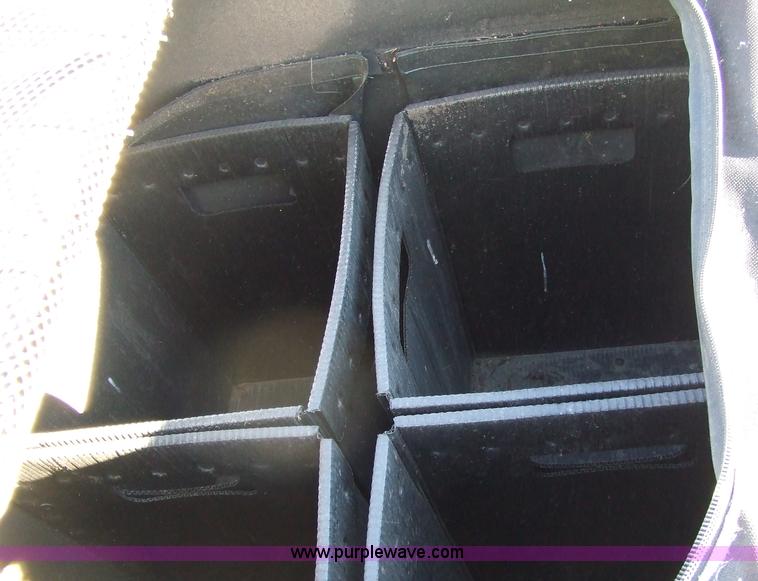 image for item 2361 Cyclone pull-behind leaf rake vacuum for riding mower