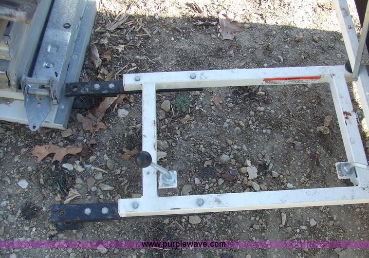 image for item 2361 Cyclone pull-behind leaf rake vacuum for riding mower