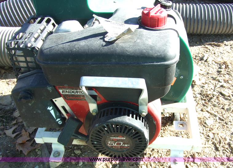 image for item 2361 Cyclone pull-behind leaf rake vacuum for riding mower