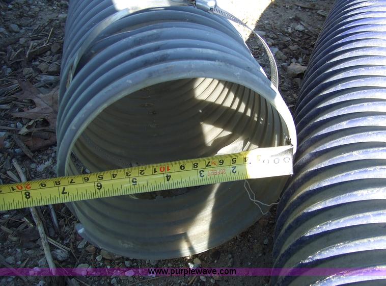 image for item 2361 Cyclone pull-behind leaf rake vacuum for riding mower