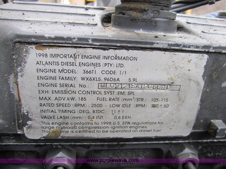 image for item 3176 1999 Bell B25C 6x6 articulating dump truck