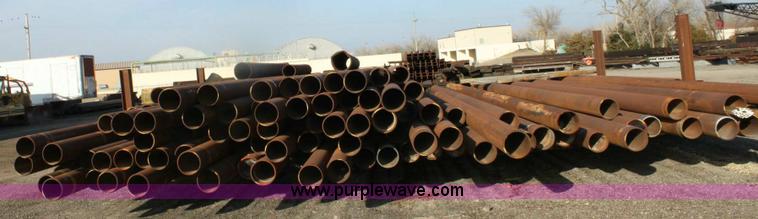 image for item 3664 (112) pieces of 9 5/8" diameter pipe