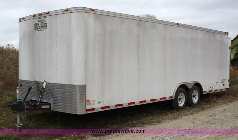 image for item 4849 2006 Haulmark 24' enclosed trailer