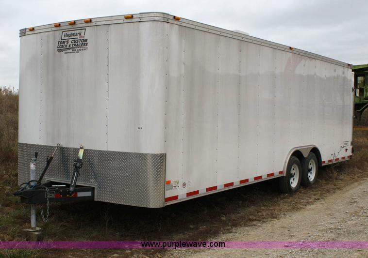 image for item 4849 2006 Haulmark 24' enclosed trailer