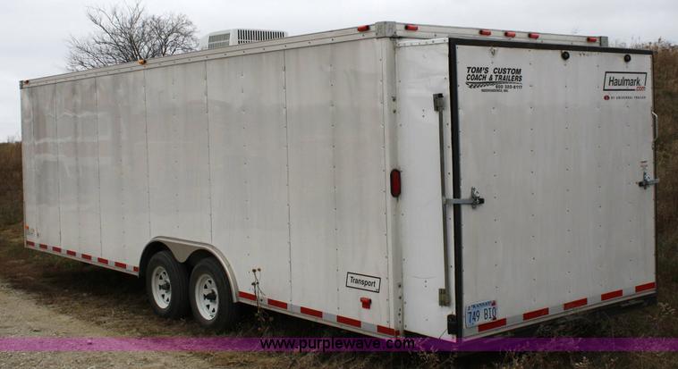 image for item 4849 2006 Haulmark 24' enclosed trailer
