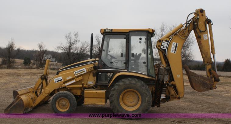 image for item 4890 1997 Caterpillar 416C backhoe loader