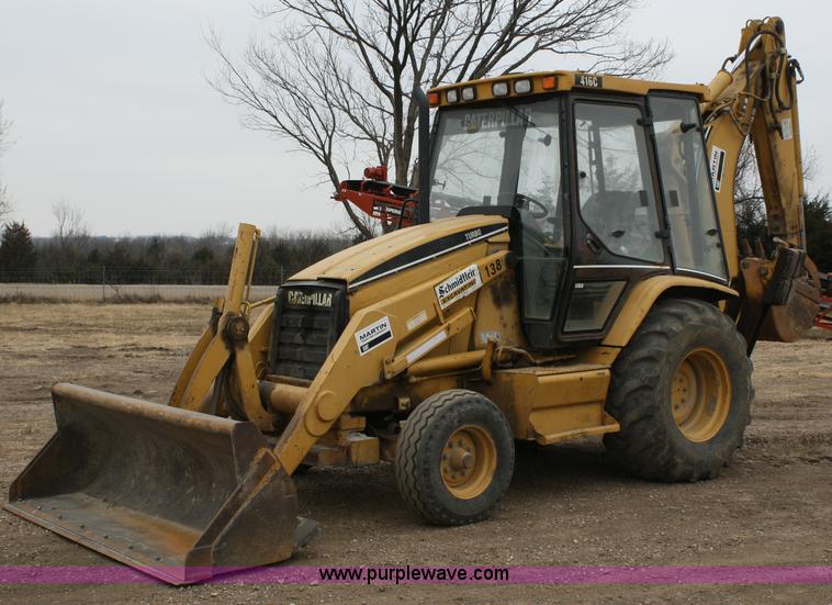 image for item 4890 1997 Caterpillar 416C backhoe loader