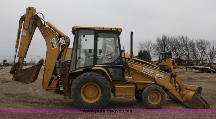 image for item 4890 1997 Caterpillar 416C backhoe loader