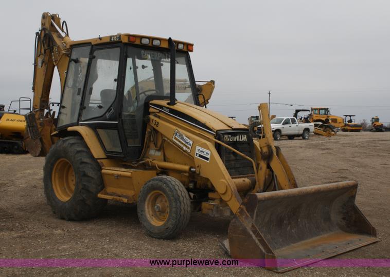 image for item 4890 1997 Caterpillar 416C backhoe loader