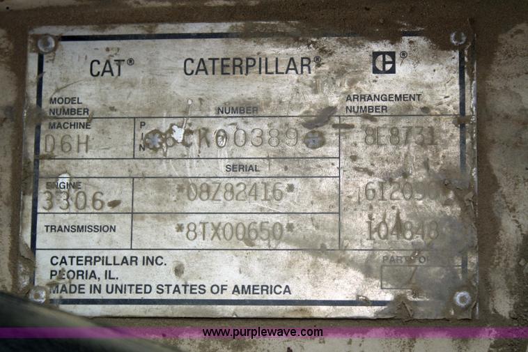 image for item 4905 1995 Caterpillar D6H XR dozer