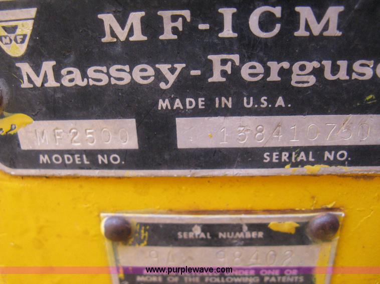 image for item 8087 Massey-Ferguson MF-2500 rough-terrain forklift