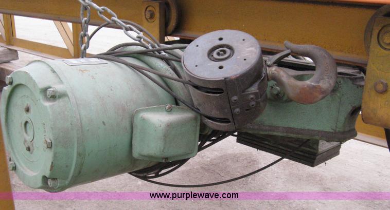 image for item 8089 Louden Super Track two-ton monorail crane