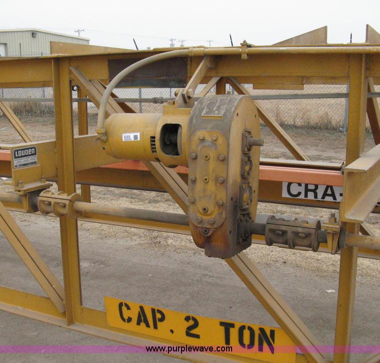 image for item 8089 Louden Super Track two-ton monorail crane