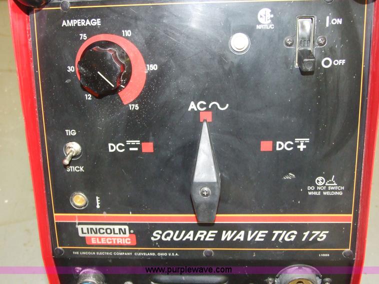 image for item 1715 Lincoln 175 square wave tig welder