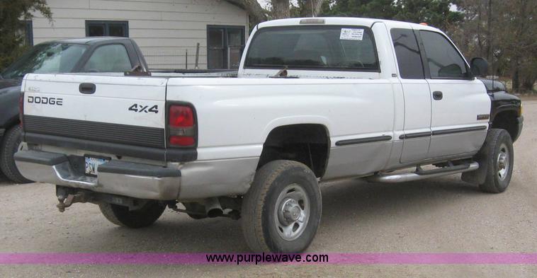 image for item 3036 1999 Dodge Ram 2500 Quad pickup truck