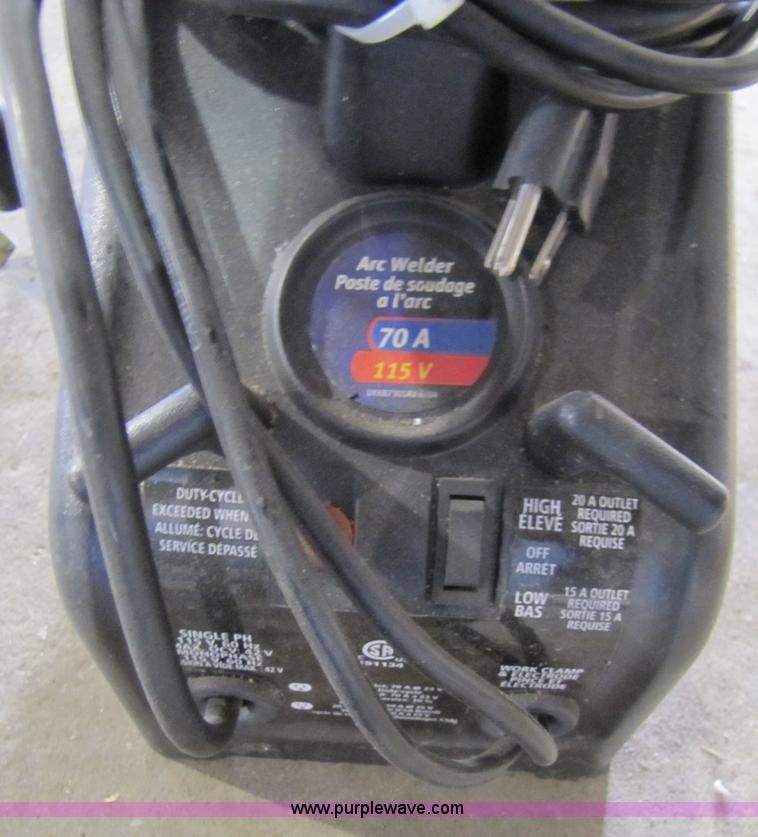 Mastercraft RBWS097300 arc welder in Bridgeport , TX Item 3645 sold