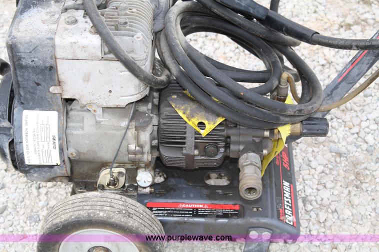 image for item 4847 Craftsman 5hp 1800psi pressure washer