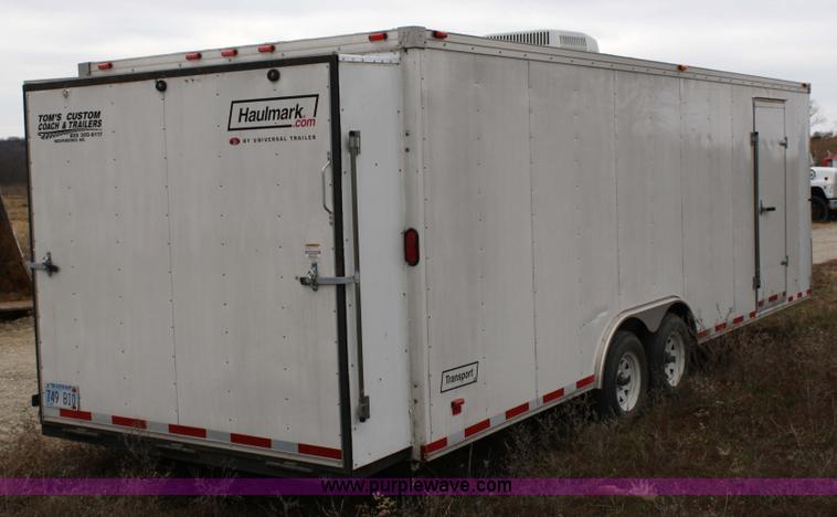 image for item 4849 2006 Haulmark 24' enclosed trailer