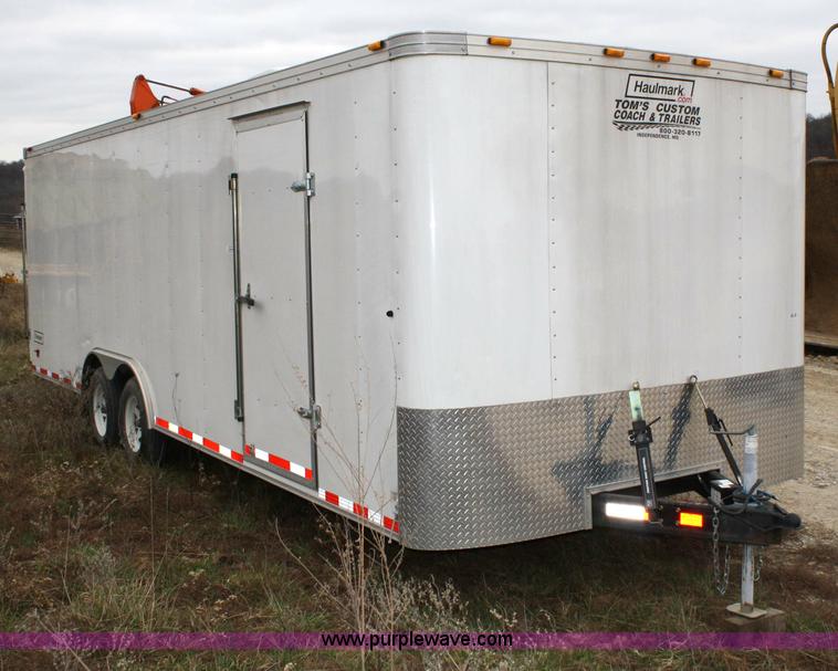image for item 4849 2006 Haulmark 24' enclosed trailer
