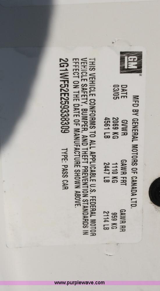 image for item 4891 2005 Chevrolet Impala