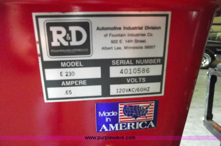 image for item 5438 R & D barrel mounted part washer