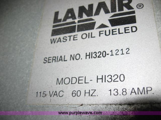 image for item 5541 Lanair HI320 waste oil heater