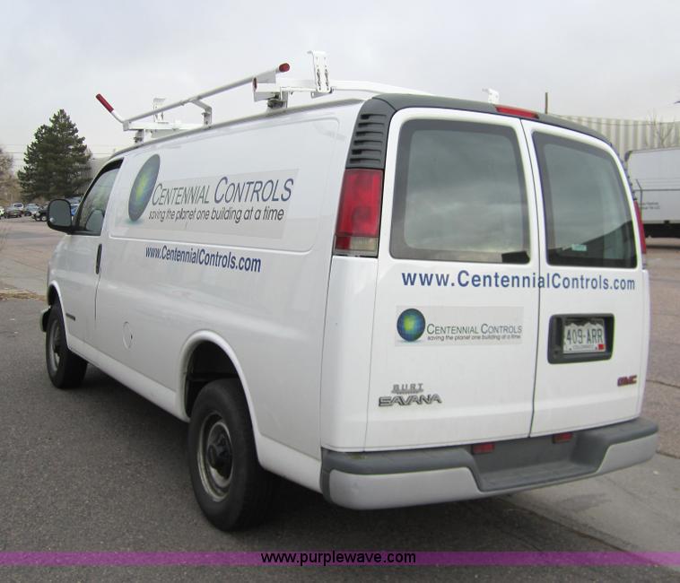 image for item 7523 2000 GMC Savana G2500 cargo van