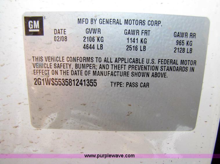 image for item 8312 2010 Chevrolet Impala Police