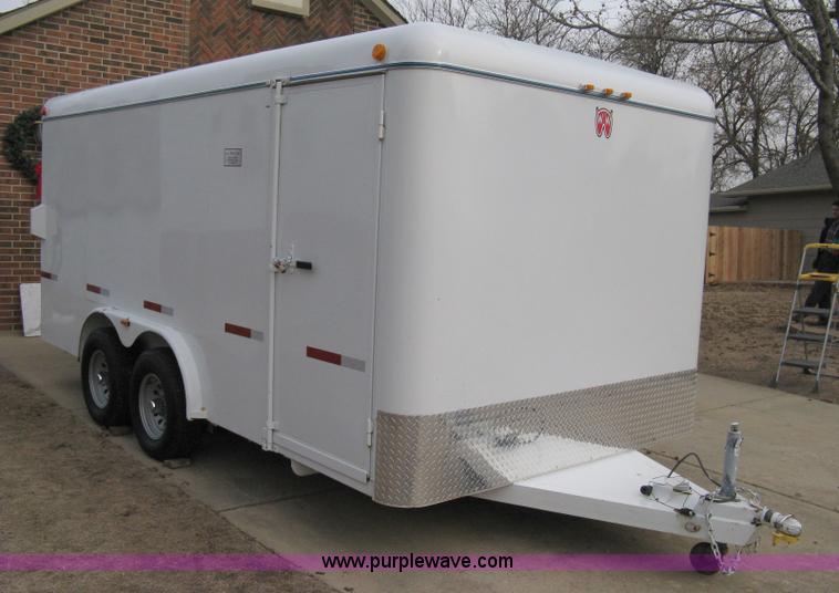 image for item 8090 2004 W-W tandem-axle cargo trailer
