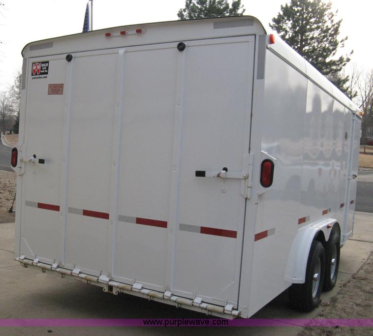 image for item 8090 2004 W-W tandem-axle cargo trailer