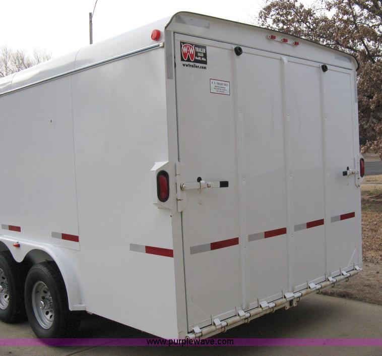 image for item 8090 2004 W-W tandem-axle cargo trailer