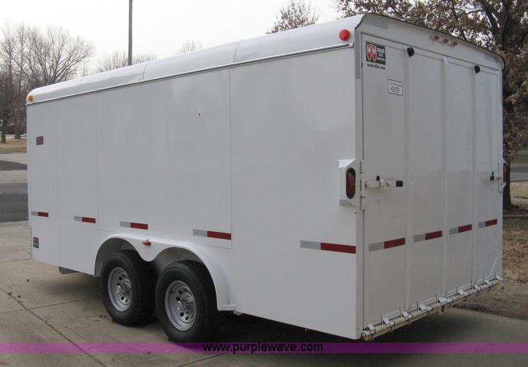 image for item 8090 2004 W-W tandem-axle cargo trailer