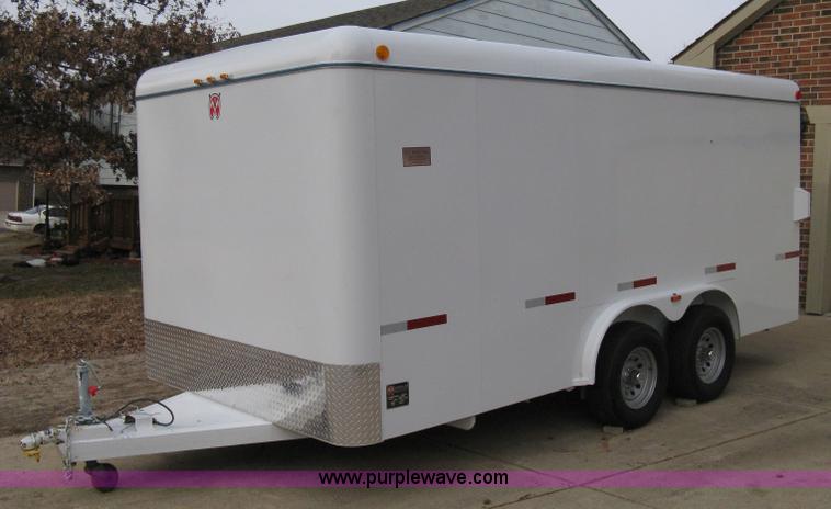 image for item 8090 2004 W-W tandem-axle cargo trailer
