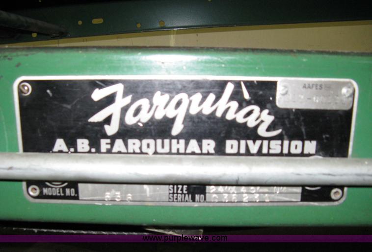 image for item 8094 Farquhar 45' x 24" belt drive conveyor system