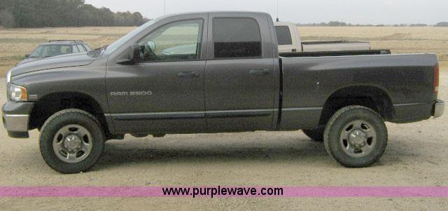 image for item 9339 2004 Dodge Ram 2500 Quad pickup truck