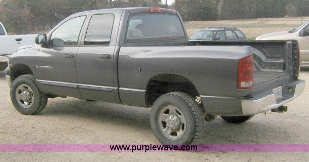 image for item 9339 2004 Dodge Ram 2500 Quad pickup truck