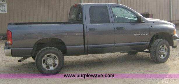 image for item 9339 2004 Dodge Ram 2500 Quad pickup truck