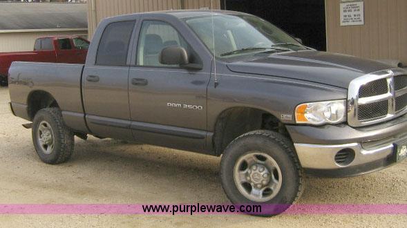 image for item 9339 2004 Dodge Ram 2500 Quad pickup truck