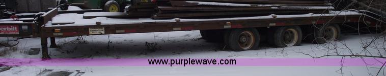 image for item 5457 1997 Overbuilt 20 ton triple axle tilt trailer
