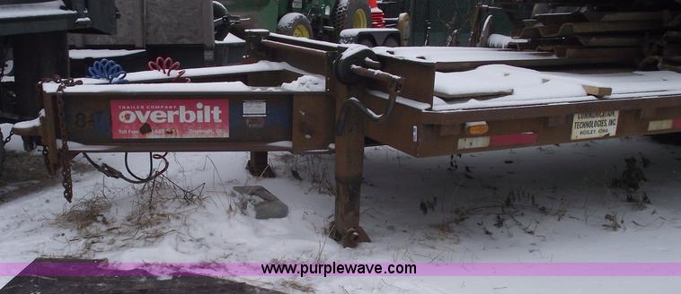 image for item 5457 1997 Overbuilt 20 ton triple axle tilt trailer