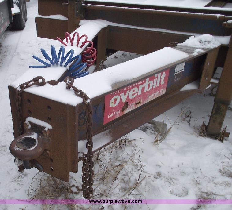 image for item 5457 1997 Overbuilt 20 ton triple axle tilt trailer