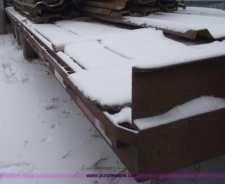 image for item 5457 1997 Overbuilt 20 ton triple axle tilt trailer