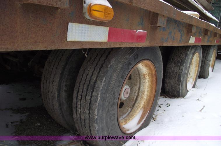 image for item 5457 1997 Overbuilt 20 ton triple axle tilt trailer