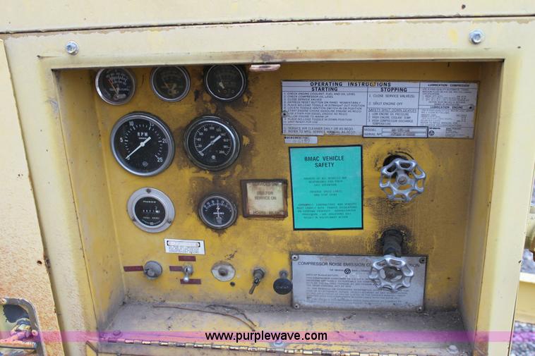 image for item 6782 Ingersoll Rand 185 trailer mounted air compressor